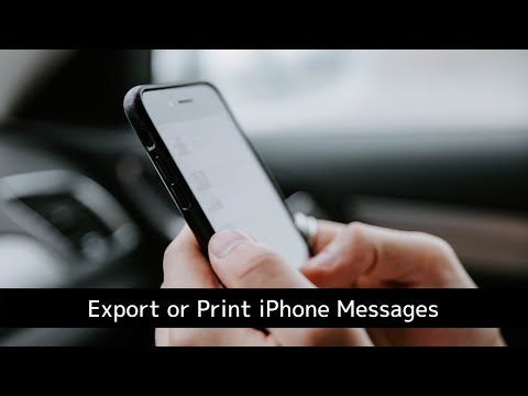 How to Export or Print iPhone Messages and WhatsApp Chats